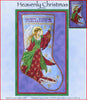 Heavenly Christmas Stocking Cross Stitch Pattern
