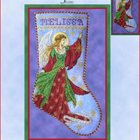 Heavenly Christmas Stocking Cross Stitch Pattern