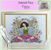 Sweet Pea Fairy Cross Stitch Pattern