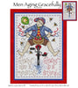 Men Aging Gracefully Cross Stitch Pattern