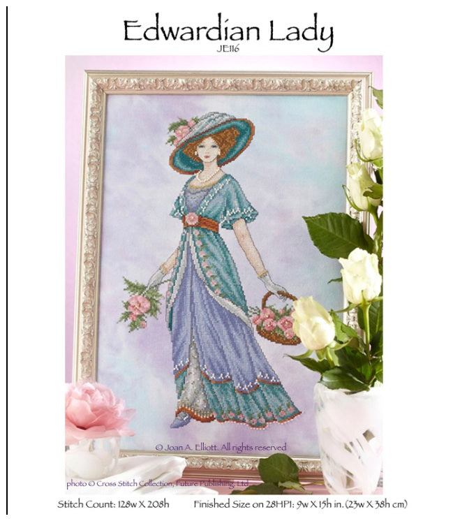 Edwardian Lady Cross Stitch Pattern