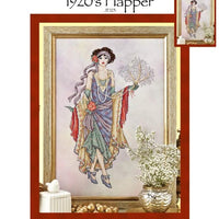 1920's Flapper Cross Stitch Pattern