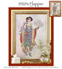 1920's Flapper Cross Stitch Pattern