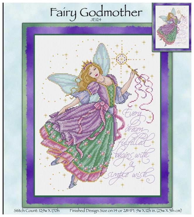 Fairy Godmother Cross Stitch Pattern