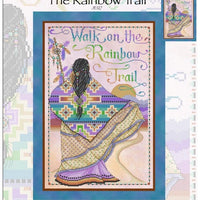 Rainbow Trail Cross Stitch Pattern