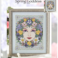Spring Goddess Cross Stitch Pattern