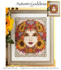 Autumn Goddess Cross Stitch Pattern