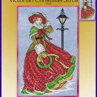 Victorian Christmas Stroll Cross Stitch Pattern