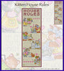 Kitten House Rules Cross Stitch Pattern