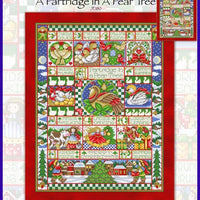 Patridge in a Pear Tree Cross Stitch Pattern