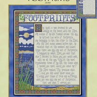 Footprints Cross Stitch Pattern