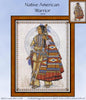 Native American Warrior Cross Stitch Pattern