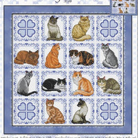 Cats by the Dozen Cross Stitch Pattern