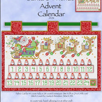 Santa and Friends, Advent Calendar Cross Stitch Pattern