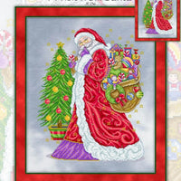 A Visit from Santa Cross Stitch Pattern