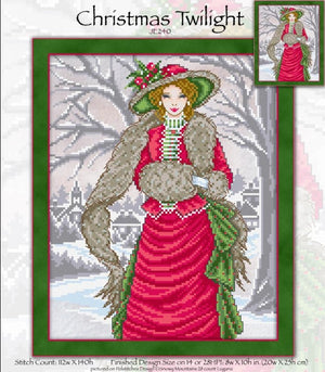 Christmas Twilight Cross Stitch Pattern