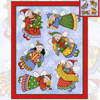 Christmas Angel Ornaments Cross Stitch Pattern