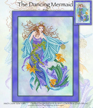 The Dancing Mermaid Cross Stitch Pattern