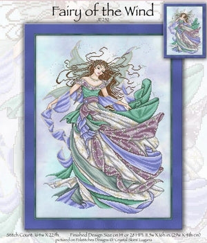 Fairy of the Wind Cross Stitch Pattern