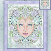 Frost Goddess Cross Stitch Pattern