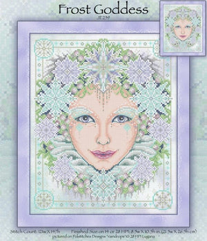 Frost Goddess Cross Stitch Pattern