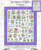 Springtime Delight Library Cross Stitch Pattern