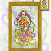 Harvest Angel Cross Stitch Pattern