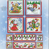 Little Christmas Critters Cross Stitch Pattern