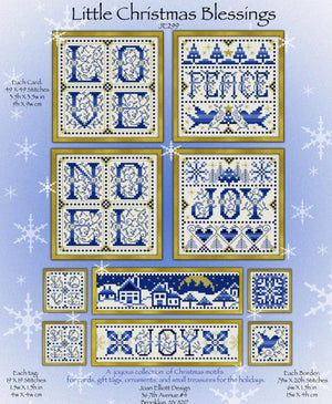 Little Christmas Blessings Cross Stitch Pattern