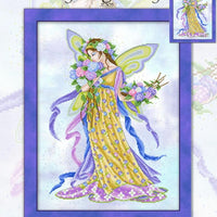 Hydrangea Fairy Cross Stitch Pattern