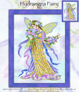 Hydrangea Fairy Cross Stitch Pattern