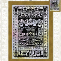 Le Petite Jardin Cross Stitch Pattern