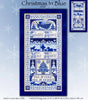 Christmas In Blue Cross Stitch Pattern