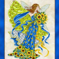Sunflower Fairy Cross Stitch Pattern