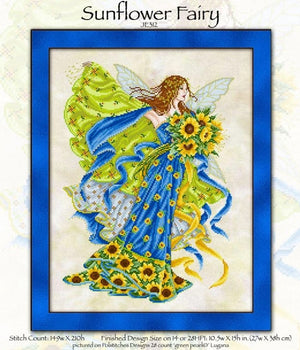 Sunflower Fairy Cross Stitch Pattern