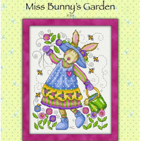 Miss Bunny's Garden Cross Stitch Pattern