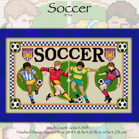 Soccer Cross Stitch Pattern