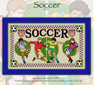 Soccer Cross Stitch Pattern