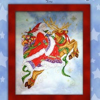 Santa's Magical Journey Cross Stitch Pattern