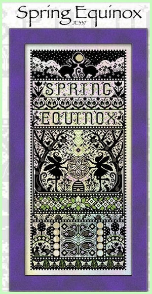 Spring Equinox Cross Stitch Pattern