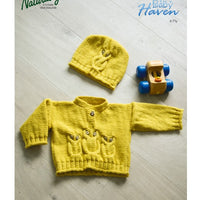 Child Owl Jumper and Hat Knitting Pattern