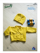 Child Owl Jumper and Hat Knitting Pattern