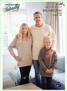 Big Natural Guernsey Style Jumpers for all the Family Knitting Patterns