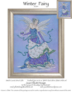 Winter Fairy Cross Stitch Pattern
