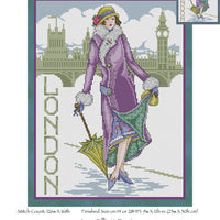 London Elegance Cross Stitch Pattern