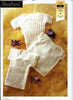 Plain or Ribbed Baby Vests Knitting Patterns