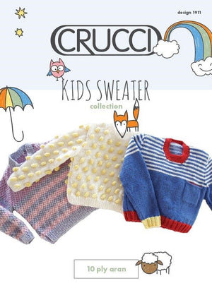 Crucci Kids Sweater Collection Knitting Patterns