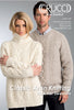 Crucci Natural 8ply His and Hers Sweaters Knitting Pattern