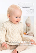 Sweater and Beanie Classic Aran Knitting Pattern