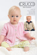 Crew or Vee Cardigan Knitting Pattern
